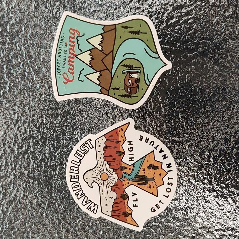 Stickers - Adventure Pack - Set of 2 - Bag #10 - NWOT